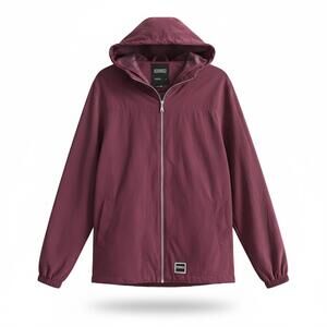 Ezekiel Men's Windbreaker Jacket in Burgundy
